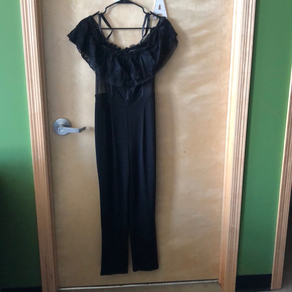 Express black jumpsuit